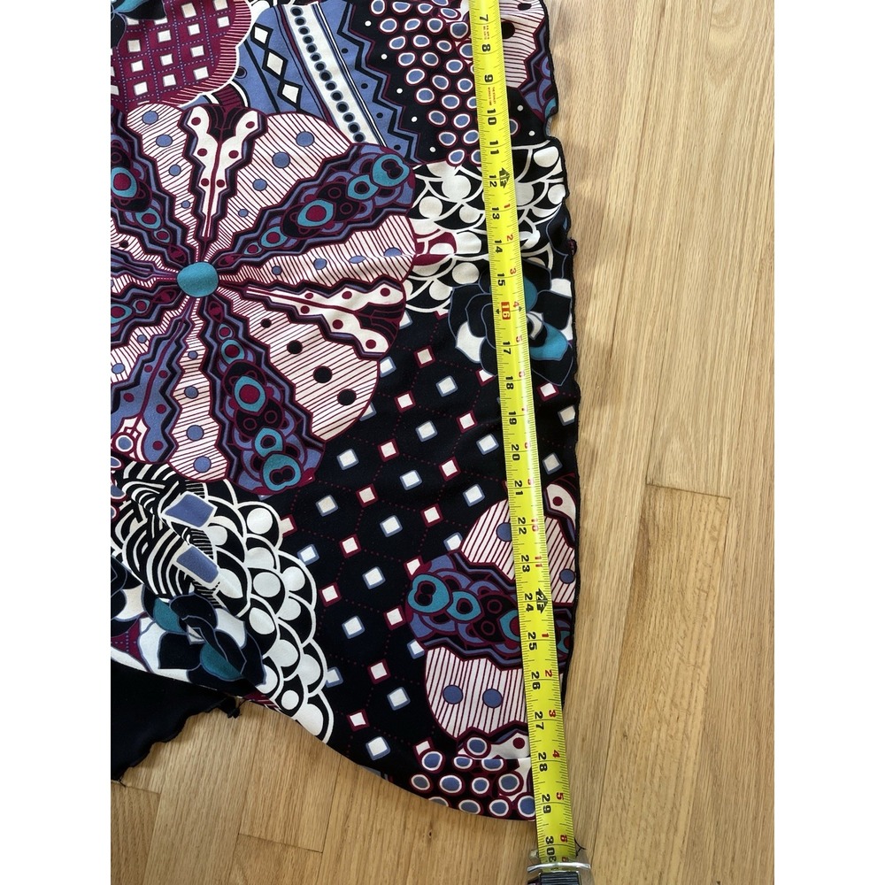 Vintage Volume One Geometric Floral Dress 90s Retro Bold Statement 8 - Picture 10 of 10